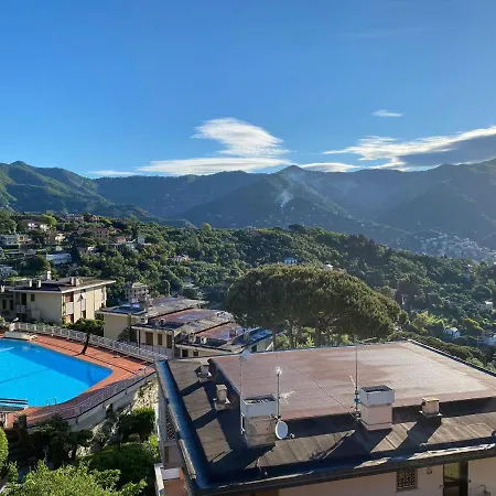 The Dolphin - Big With View In With Pool Apartman Rapallo